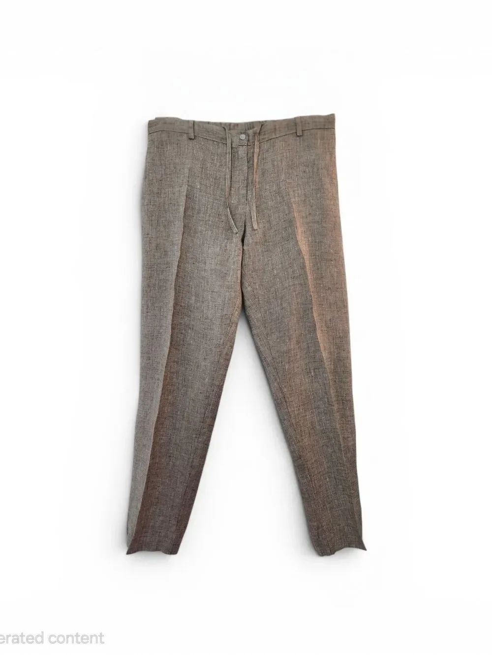 Sartoria Saracena Made in Italy 100% Linen 2-Piece Tunic & Cropped Pant Set - Picture 7 of 16